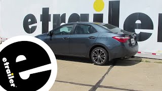 etrailer | Trailer Hitch Installation  2016 Toyota Corolla  Curt