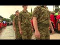 Patrijarh ispred Hrama služi moleban za mir, decu, i srpski narod