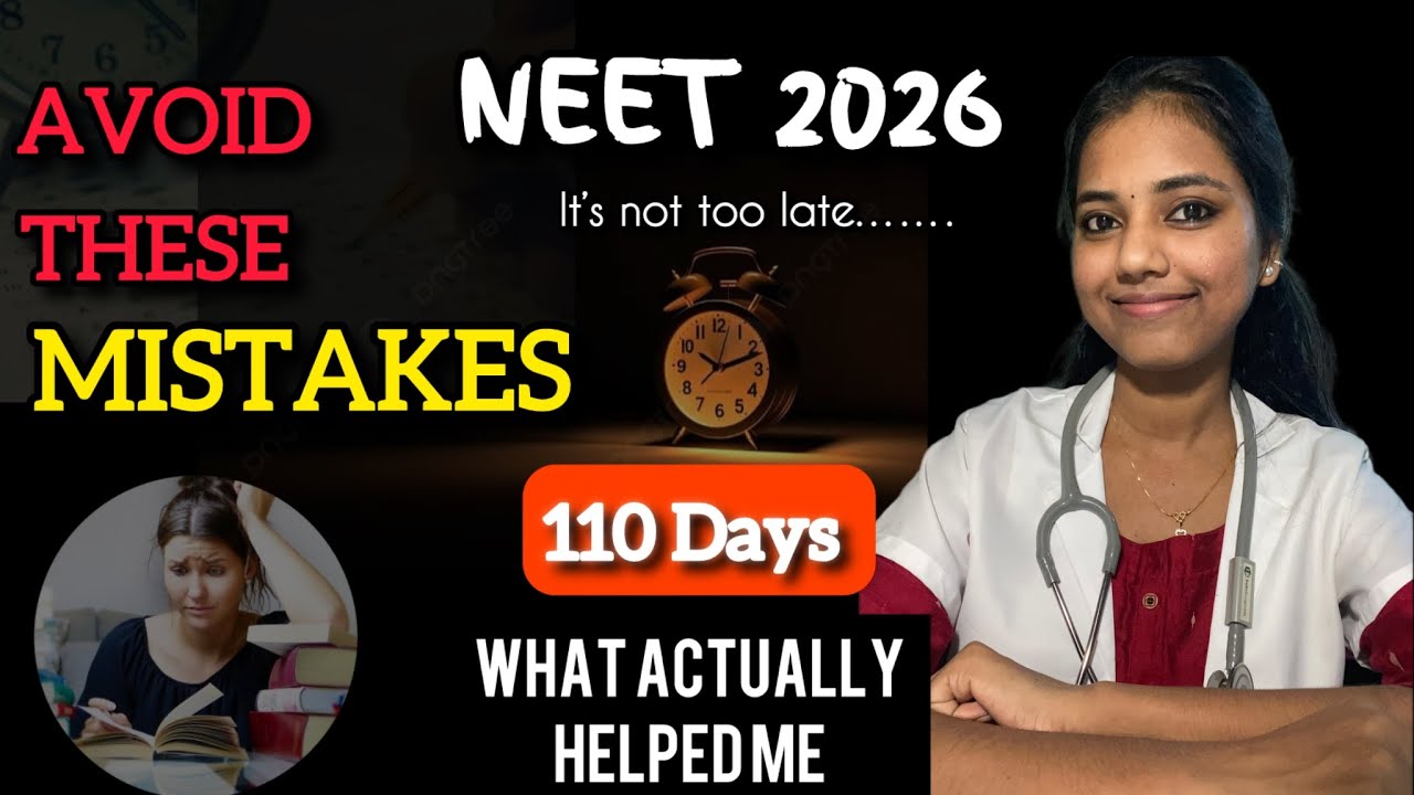 How to Crack NEET 2026 in 4 Months | What Actually Helped Me(Re-Repeater Experience)