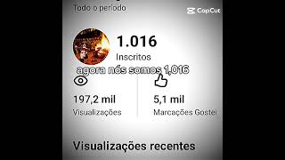 vídeo nostálgico parece verdadeira lenda desse canal ir para agradecer os 1,016 inscritos 🥹🥹🥹