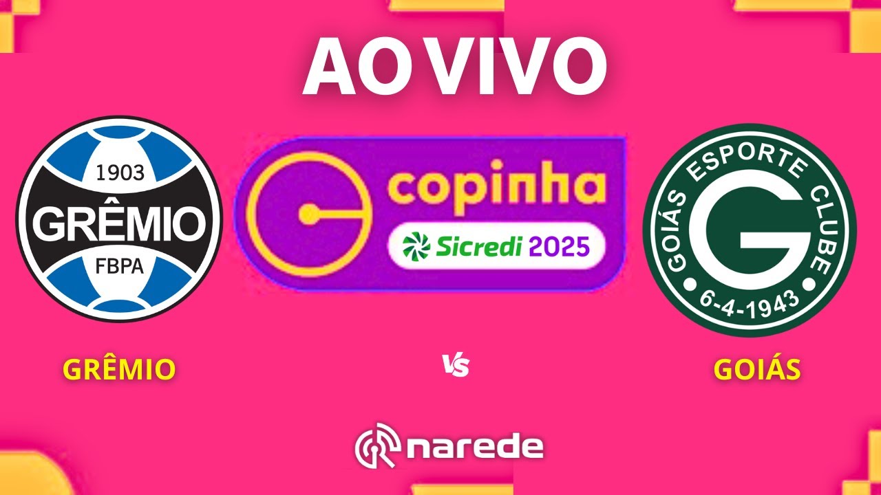 GRÊMIO X GOIÁS AO VIVO - COPA SÃO PAULO DE FUTEBOL JR 2025 - COPINHA ...