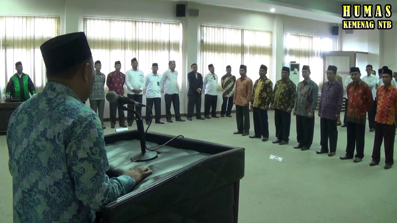 Pelantikan Kepala KUA dan Madrasah