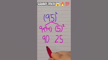 square trick when unit digit 5 #shorts #short #trending #education #maths #mathstricks #mathematics