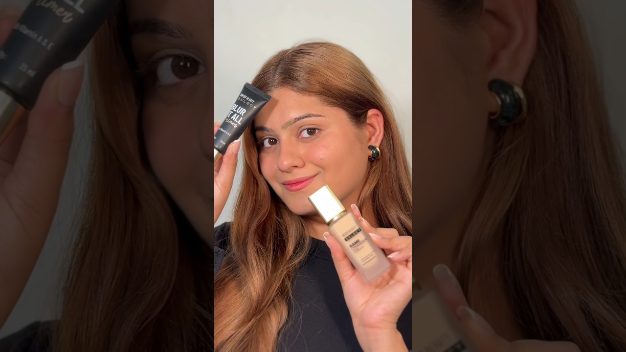 Flawless skin in 2 steps–lightweight, dewy, and perfect for everyday glam✨ 