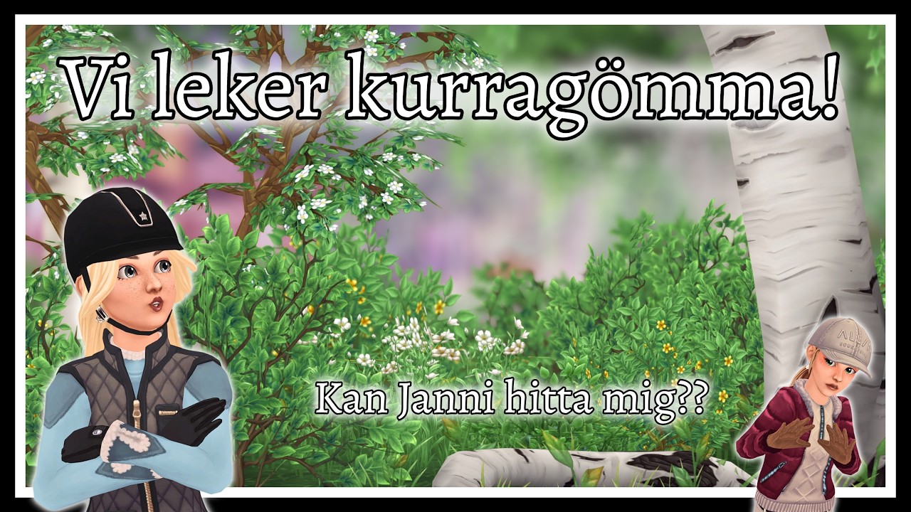 Vi leker Kurragömma - Kan Janni hitta mig??