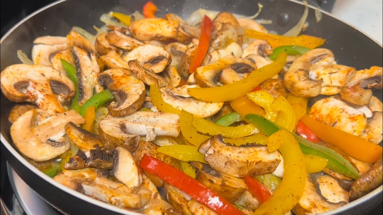 وصفة الفطر مع الخضار لجوع اخر الليل😋