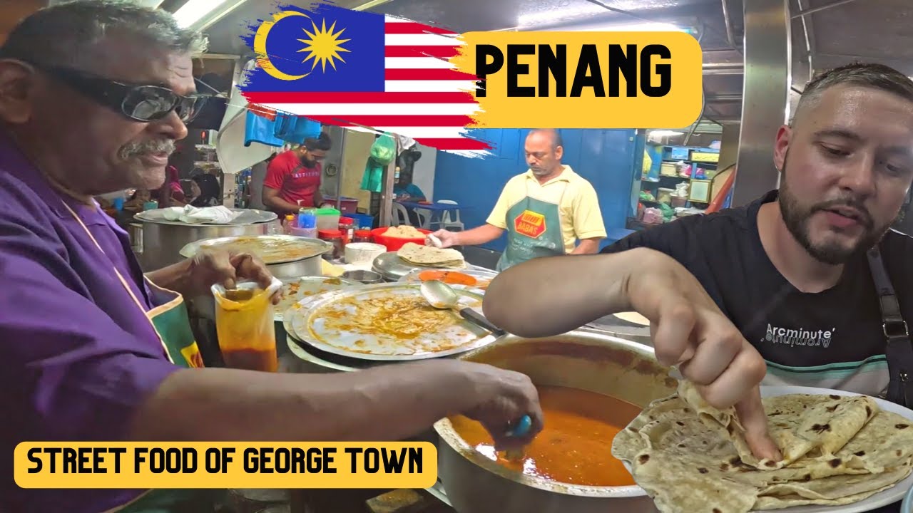 Exploring the bustling street food scene of George Town, Penang 🇲🇾