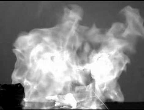 High Speed Video of Hydrogen Balloon Explosion