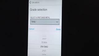 Exaton Welding Parameters App screenshot 4
