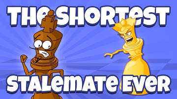 The Shortest Stalemate Ever! | ChessKid