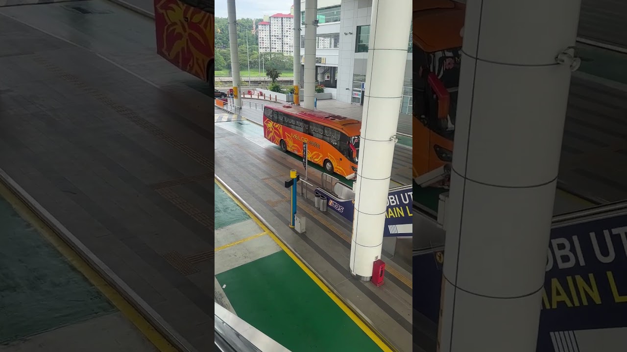 Bus Stand In Kuala Lumpur Malaysia 