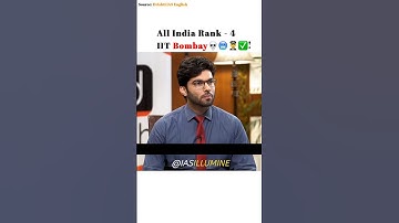 IIT Bombay 💀🥶 Shreyans Kumat 👨‍✈️ | Upsc Interview