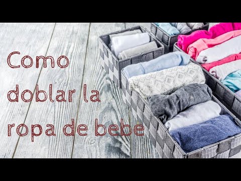 Como doblar la ropa de bebe | Método del bolsillo | la manera más fácil de doblar ropa de bebe