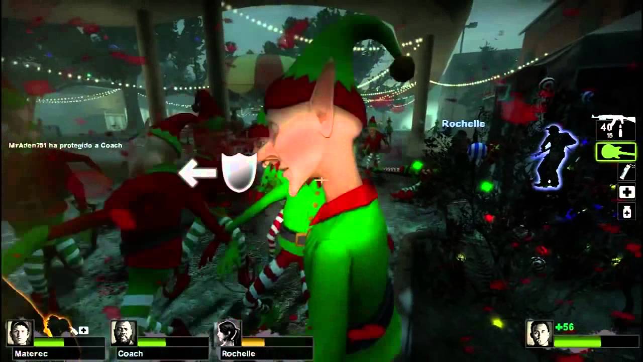 ESPECIAL DE NAVIDAD Left 4 Dead 2 ELFOS YouTube