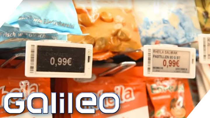 Wie funktionieren die elektronischen Preisschilder? | Galileo | ProSieben