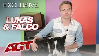 Lukas & Falco Describe Their Canine Freestyle Act On Agt - Americas Got Talent 2019