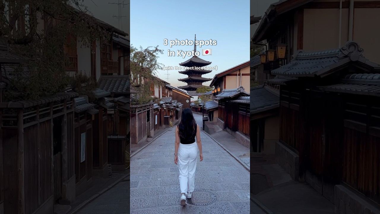 5 BEST photo spots in Kyoto with exact GPS coordinates! 🇯🇵 