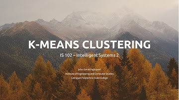 7. k-Means clustering