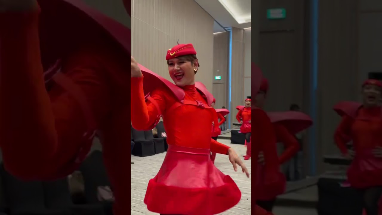 เปิดตัว Wonder red Airline part 1 | ก็คนมันชอบเต้น | Nottyprincess Bun￼ #หลีดสีแดง #หัวหิน