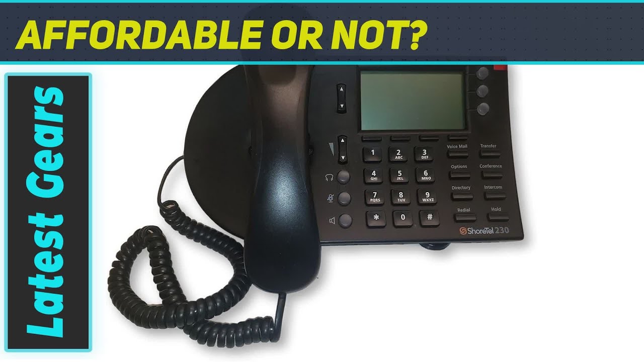 reviewShoreTel IP Phone 230G Black - The Ultimate Office Communication Device!