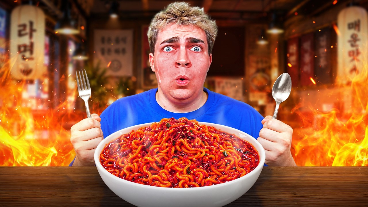 I ate the world's SPICIEST ramen..
