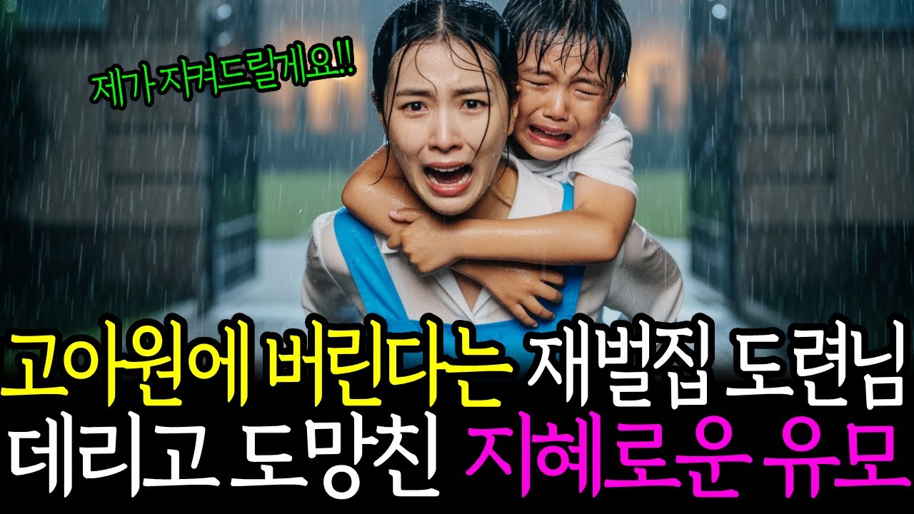 고아원에 버린다는 재벌집 도련님 데리고 달아난 지혜로운 유모
