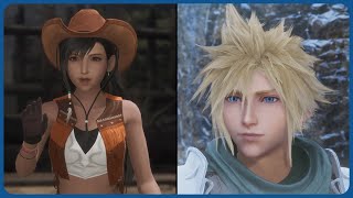All Tifa and Cloud scenes - Crisis Core Final Fantasy 7 Reunion