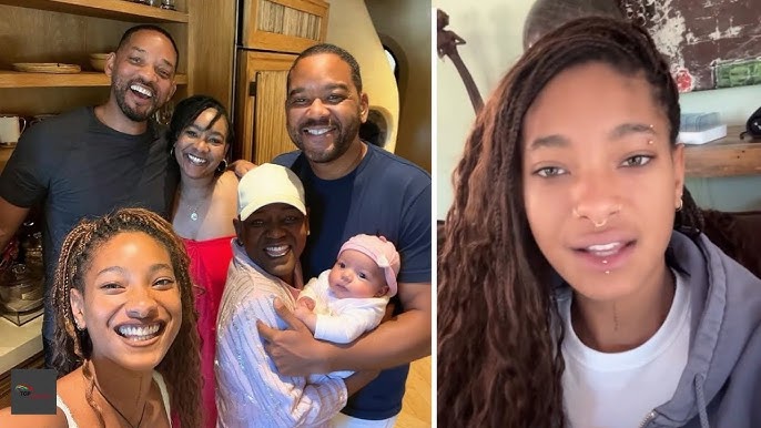 Willow Smith' Newborn Daughter Meets Her Grandfather for the First Time,  👧🏽 Precious Moment - YouTube