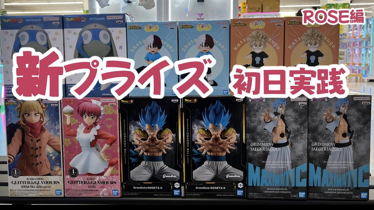 【クレーンゲーム】1月14日新プライズ❤ROSE編