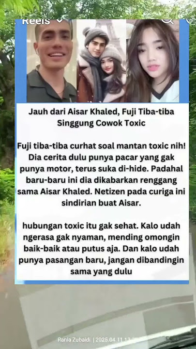 Jauh dari Aisar Khaled Fuji tib4 tib4 singgung cowok toxic #shortvideo #trendingshorts #viralvideo