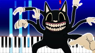 Kyle Allen - Cartoon Cat Song Toon Catastrophes Feat. Cg5 & Annapantsu Piano Tutorial