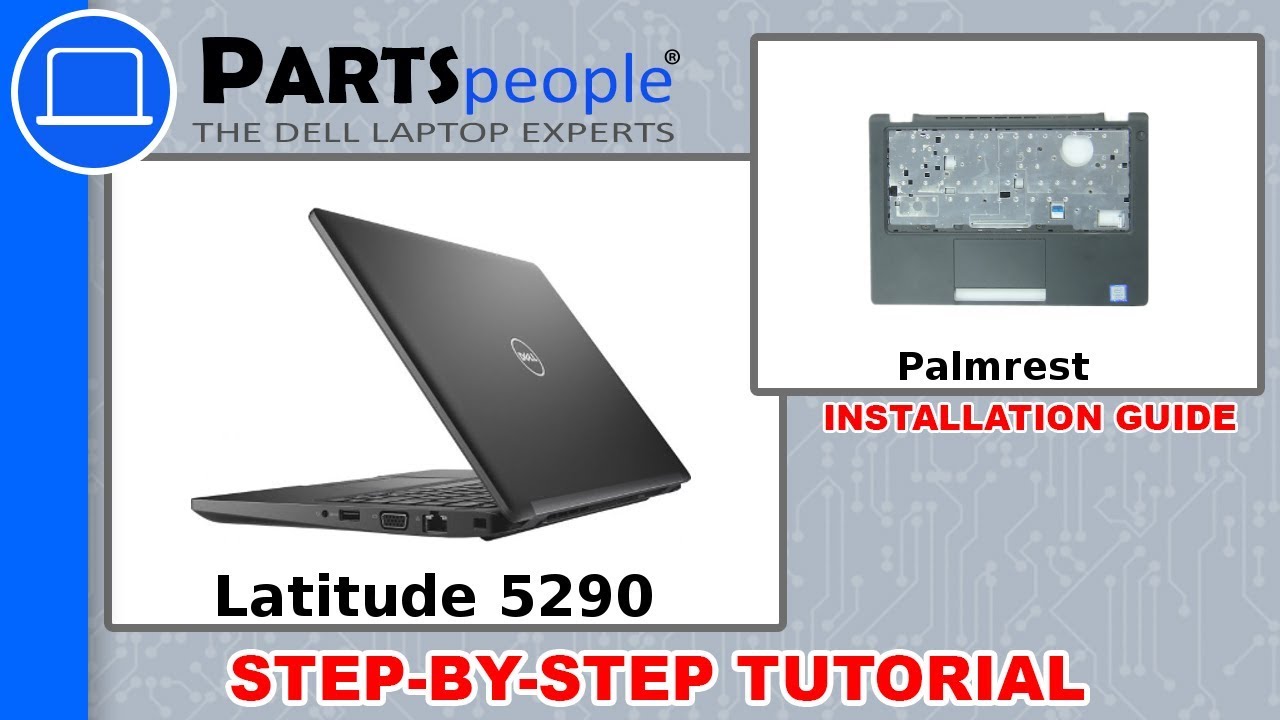 Dell Latitude 5290 (P27S002) Palmrest How-To Video Tutorial