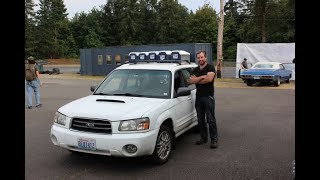 Stock Subaru Forester XT 1\4 mile drag track day Forester Xt Drag Racing