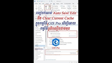 របៀបកំណត់ Auto Save Edit នឹង Clear Current Cache ដើម្បីអោយ កម្មវិធី ដើរលឿនជាងមុន