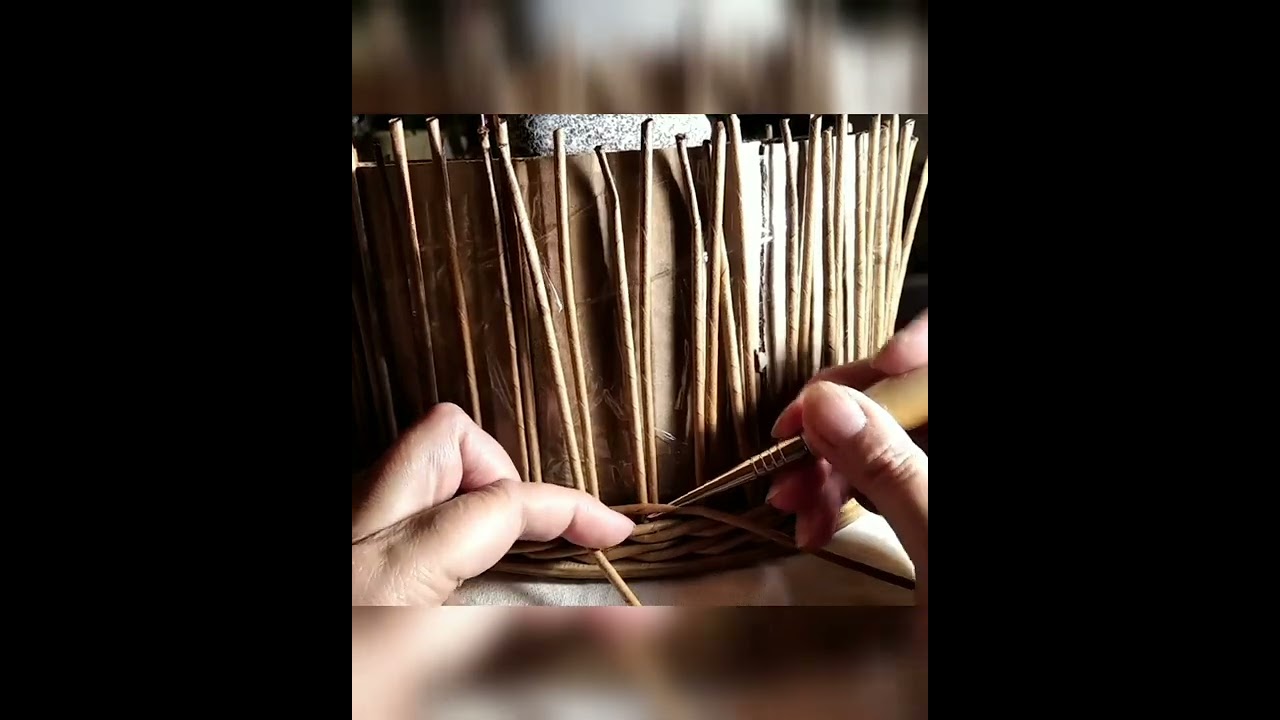 Сухарница/печенюшница на фанерном донышке. Подробно