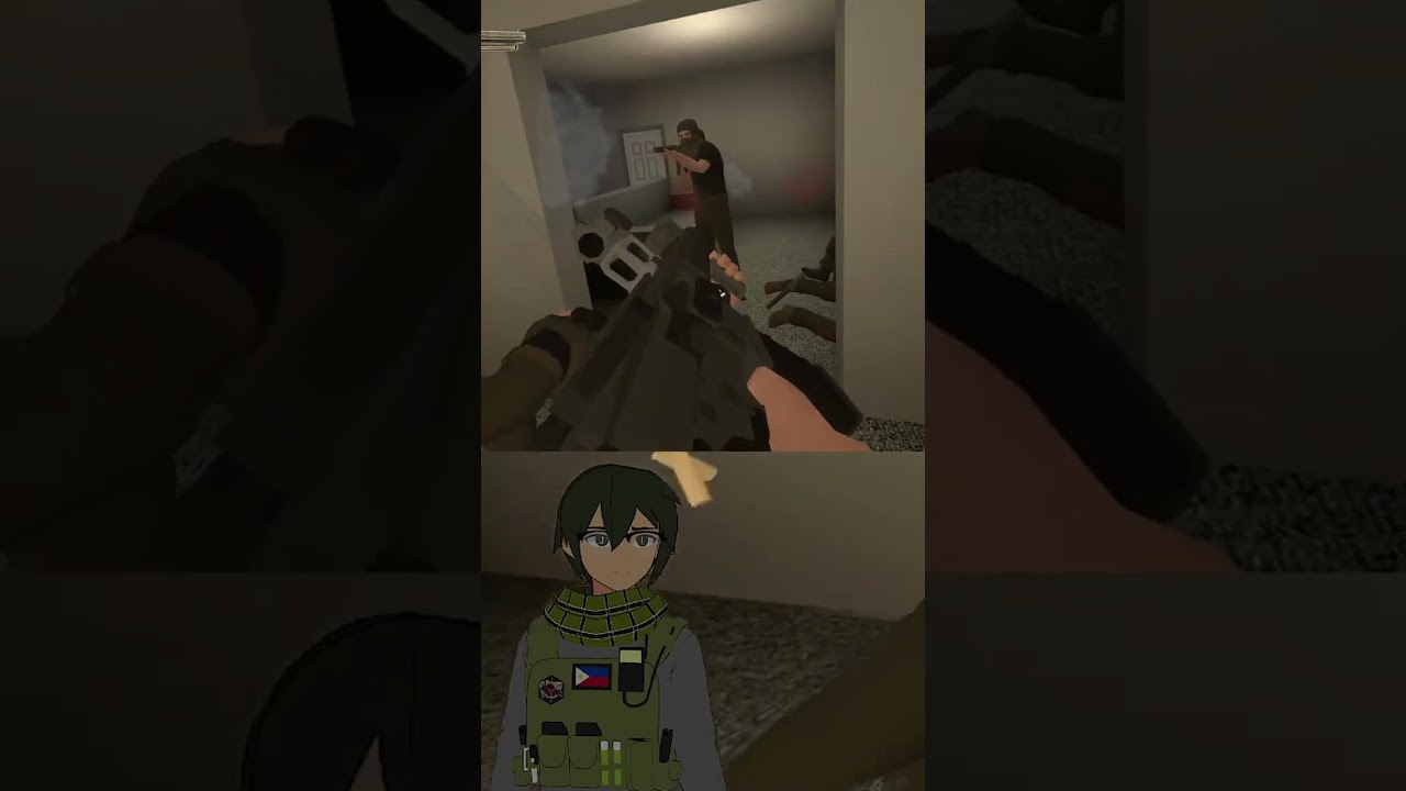 Intense room fight | 