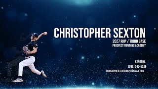 Details Christopher Sexton - Class 2027 - RHP/3B Guide