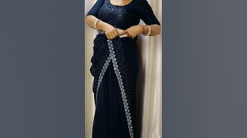 Saree draping tutorial | draping trick | saree draping trick | #shortsvideo #saree