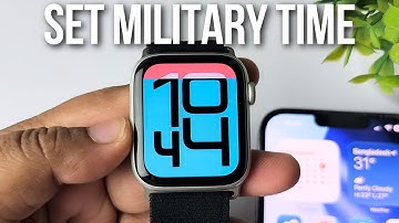 Apple Watch: militaire tijd instellen