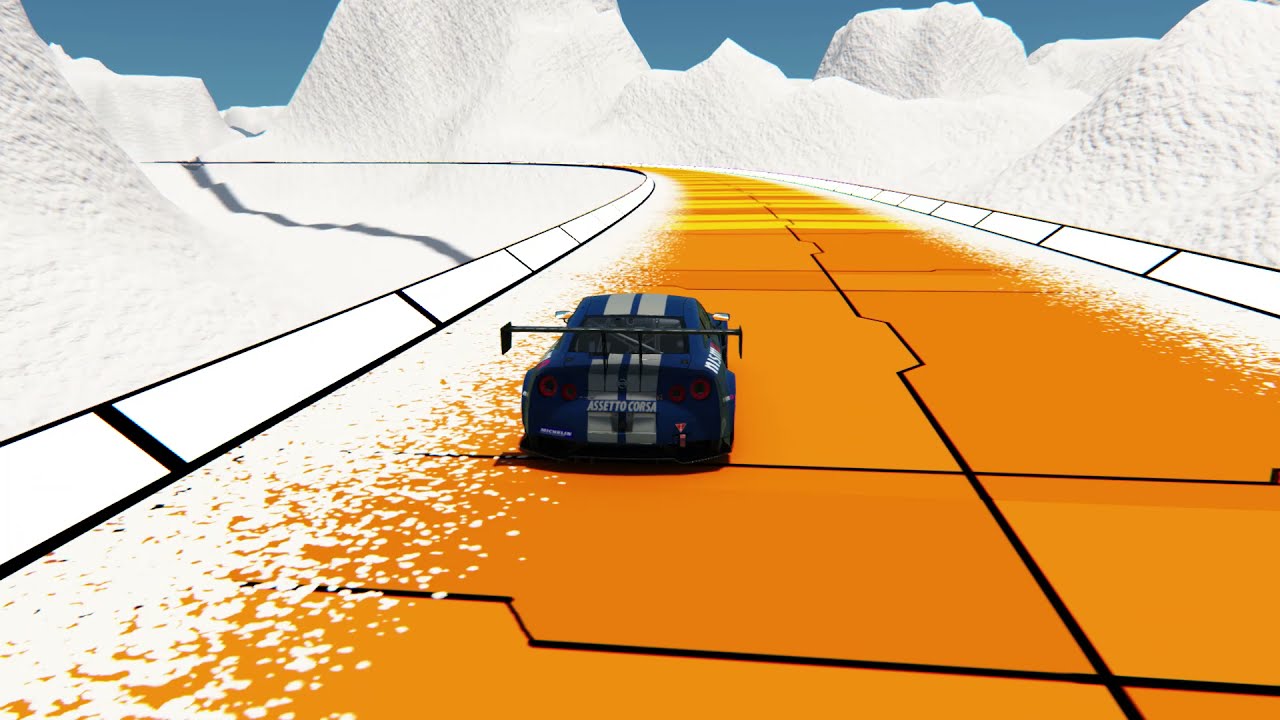 Free Hotwheels Acceleracers Icerealm inspired track mod GAMEPLAY Drive ...