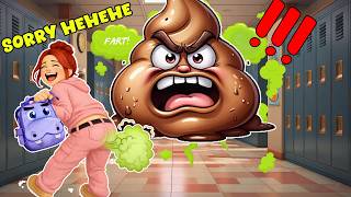 BIGLANG SUMAKIT TIYAN KO SA CLASS | DON'T POOP YOURSELF AT SCHOOL | Roblox Tagalog