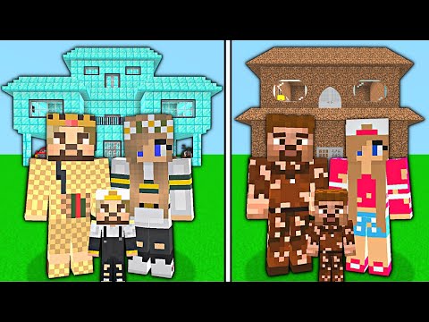 FAKİR AİLE VS ZENGİN AİLE HAYATI! 😱 - Minecraft