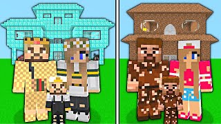 POOR FAMILY VS RICH FAMILY LIFE! 😱 - Minecraft