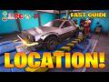 Where To Find Back to the Future DeLorean DMC-12 Vehicle Location in Fortnite! (New Locations)