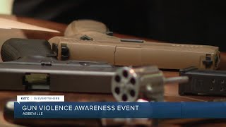Local organizations host gun violence awareness event