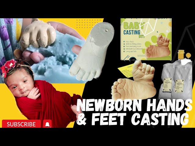 How to create a 3D cast of your baby's foot at home