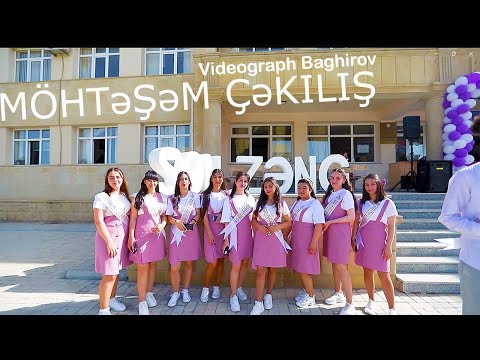 Məktəb illəri son zəng  11c (1ci hissə) School graduates in Baku city