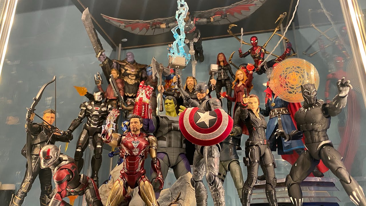 S H Figuarts Avengers Endgame Display Slideshow Showcase Youtube