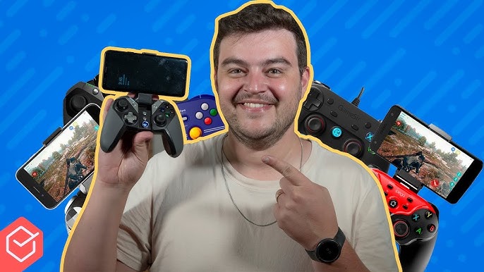 jogos móvel, joystick com motores vibração dupla e desempenho potente –  Controle jogos para celular 10 operação longa distância, controle telefone  com sensação aderência confortável da Uwariloy [video game] [video game] 