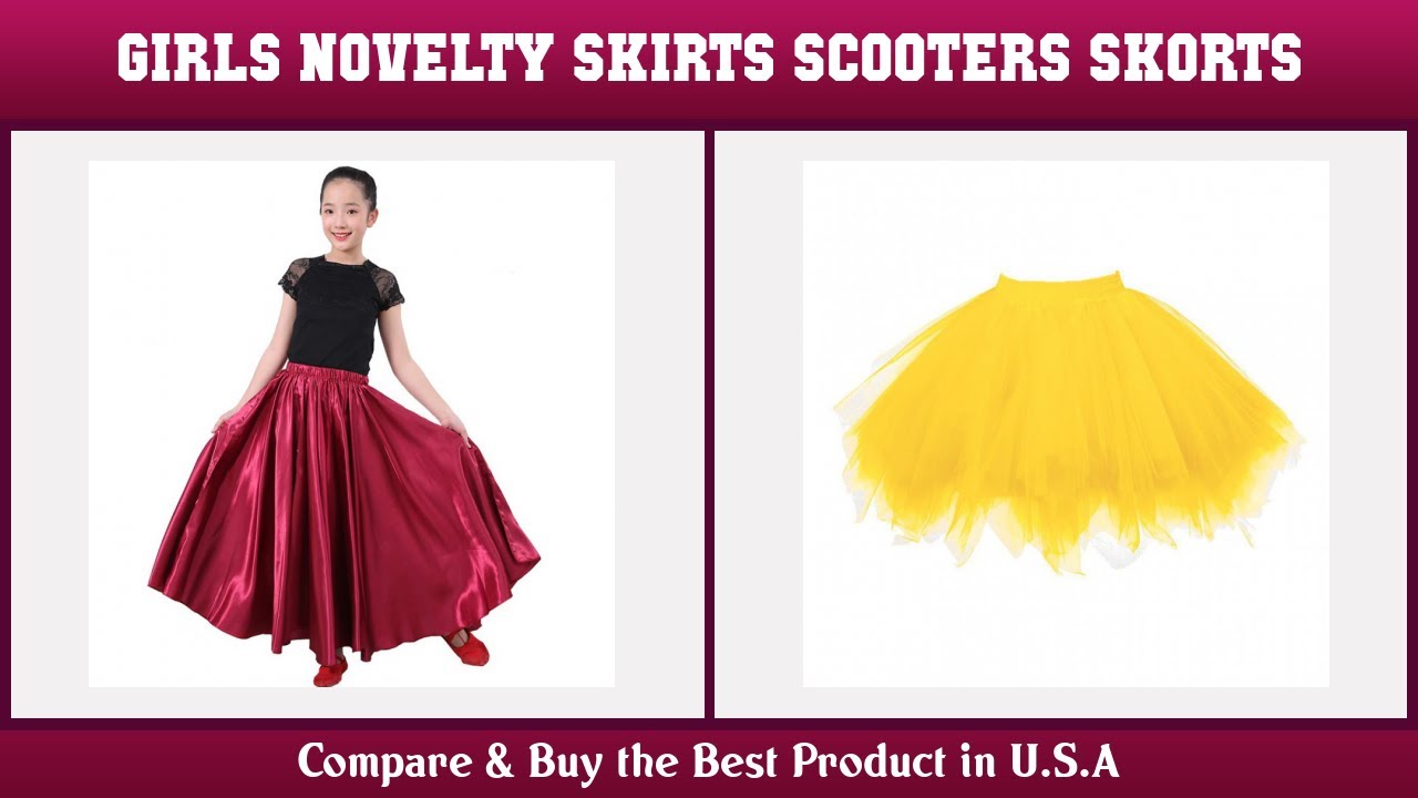 Top 10 Girls' Novelty Skirts, Scooters & Skorts to buy in USA 2021 | Price & Review